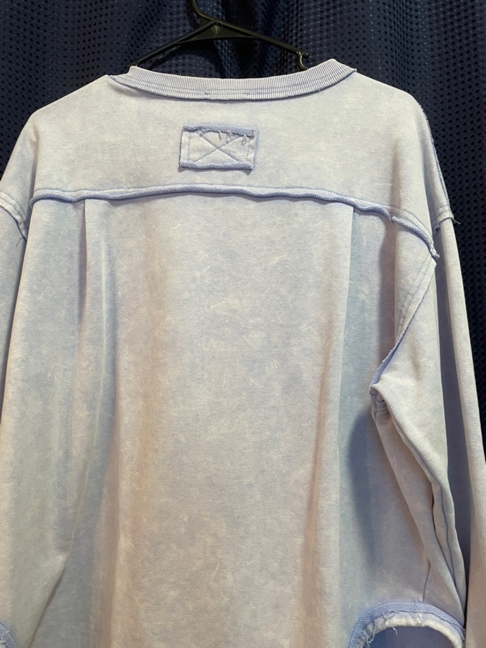 Girls Lavender Bow Applique Sweatshirt - Picture 10 of 15